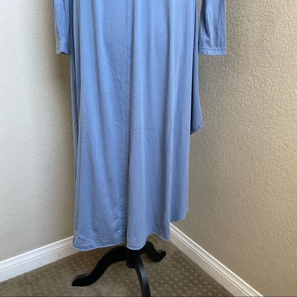 Mono B High-Low Blue Shirt Top Size S - Picture 7 of 15